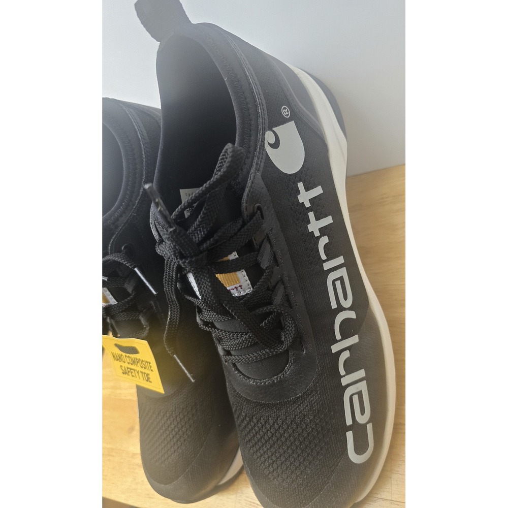 Men's Carhartt Force Nano Composite Toe Black Work Shoes FA3403-M Size 11.5M - Picture 6 of 10